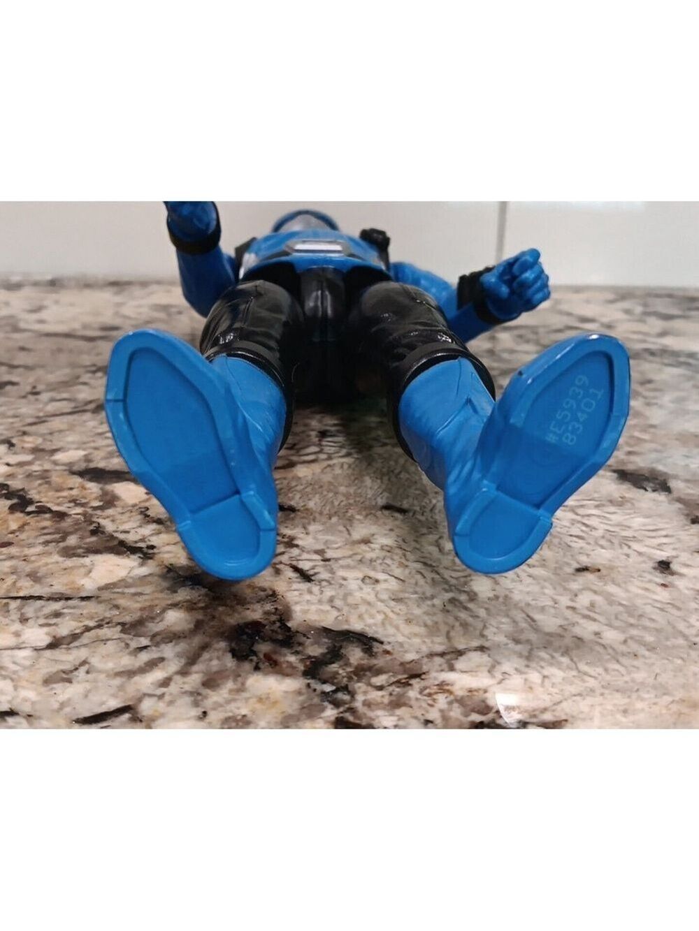 2018 Power Rangers 12" Lighting Collection Beast Morphers Blue Ranger Large - Picture 7 of 15